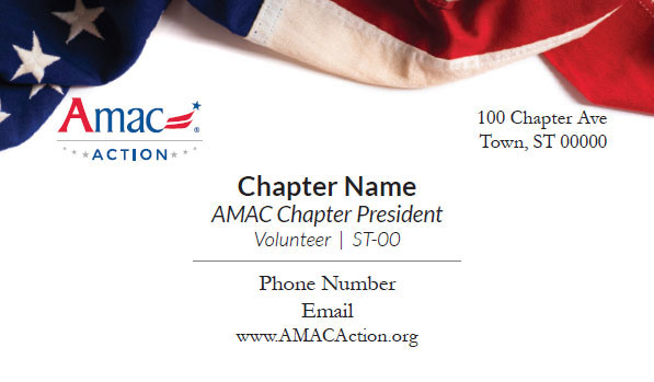 AMAC Chapter President Card Example
